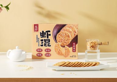 虾混芝麻薄片